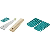 Wolfcraft 6931000Set de instalación para suelo laminado + 6946000Pack de 30 cuñas separadoras universales para suelo…